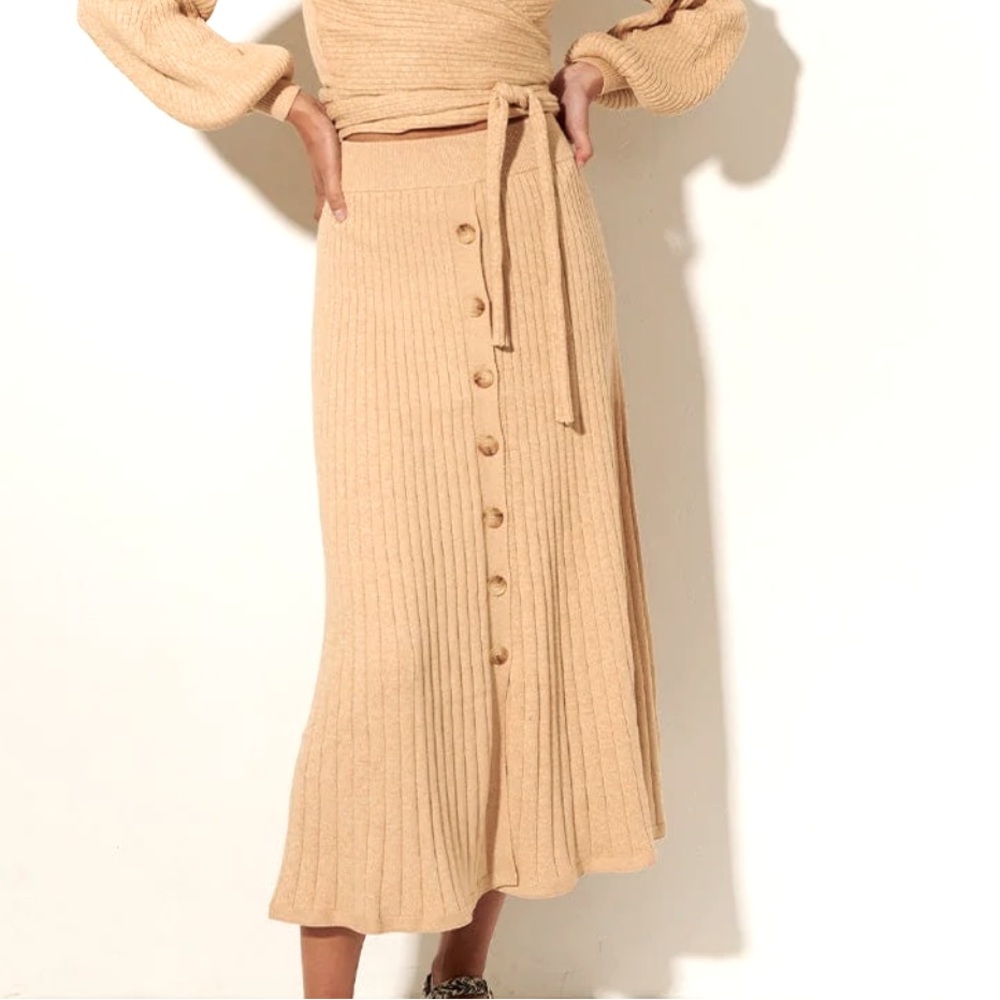 Asha knit midi skirt